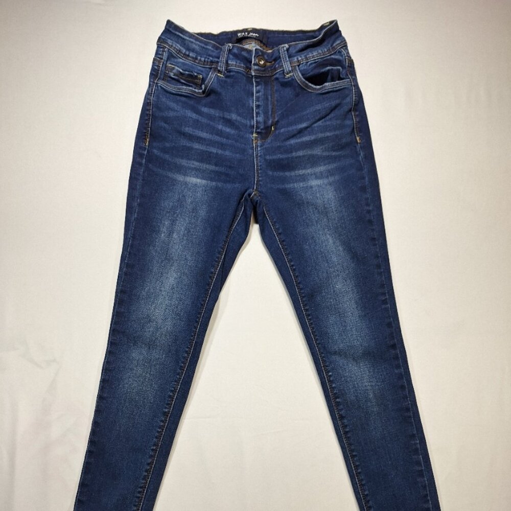 Wax Jean Skinny Fit Dark Blue Denim Jeans
